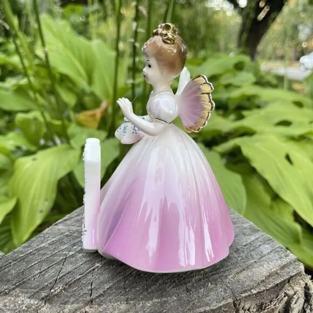 Josef Originals 11th Birthday Girl Angel Porcelain Figurine with Sticker Vintage